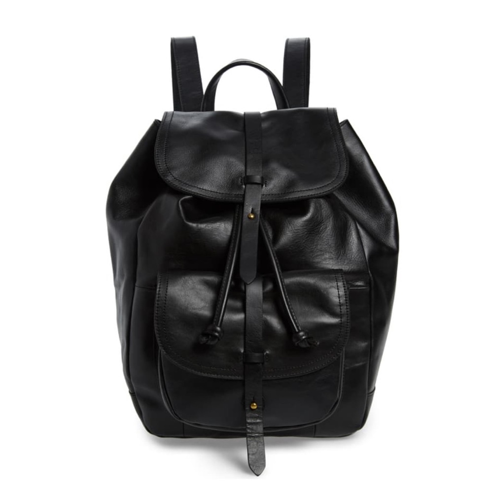 Madewell The Transport Leather Rucksack Backpack